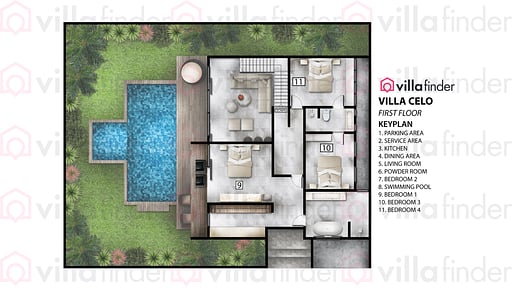 Villa Amara - CELO studio Plan
