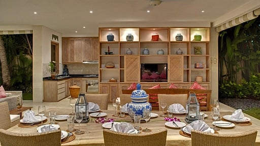 Villa Cempaka Dining area
