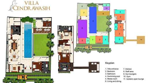 Villa Cendrawasih Floor plan