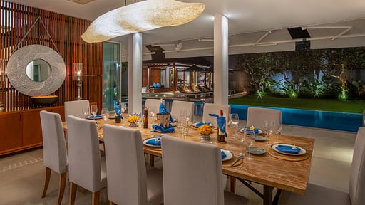 Villa Cendrawasih Zona pranzo