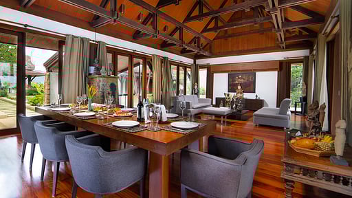 Villa Chada Dining area 