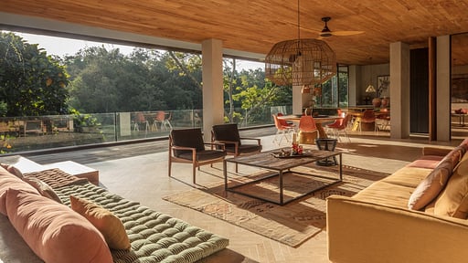 Villa Chameleon Living room