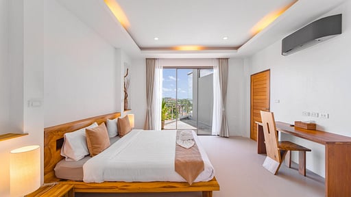 V223 Chamnan Villa Camera da letto 1