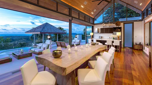 Villa Chan Grajang Zona pranzo