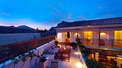 Villa Chandolu Rooftop lounge