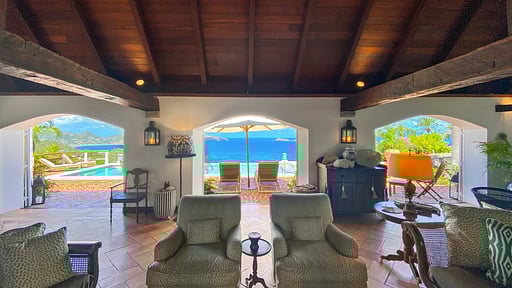 Villa Chanticleer Woonkamer