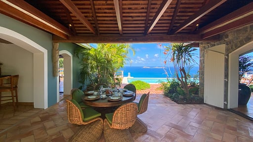 Villa Chanticleer Terras/Veranda