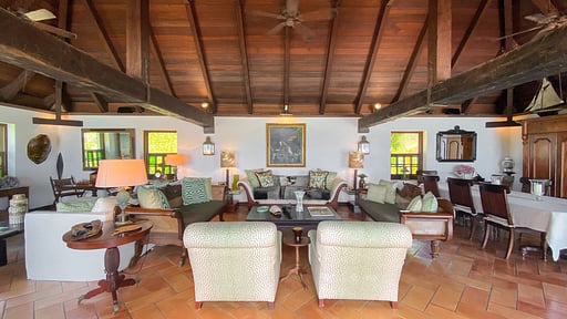 Villa Chanticleer Woonkamer