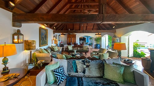 Villa Chanticleer Woonkamer