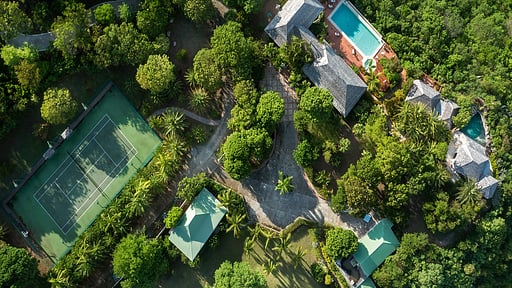 Villa Chanticleer Drone foto's