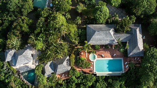 Villa Chanticleer Drone foto's