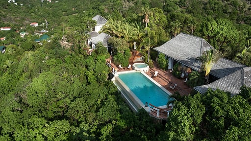 Villa Chanticleer Drone foto's