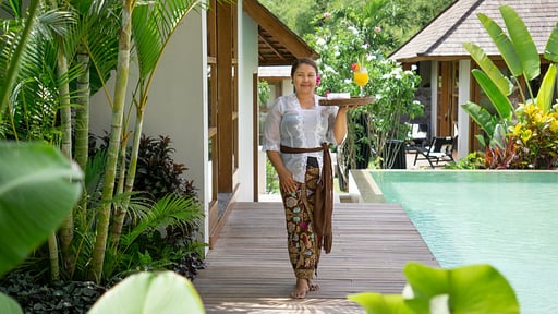 Villa Chempaka Villa staff