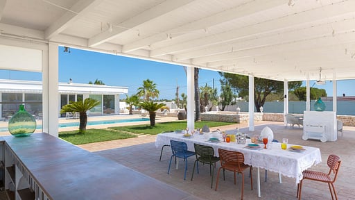 Villa Chez Papà Terrasse/Veranda