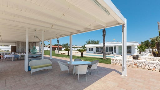 Villa Chez Papà Terrasse/Veranda