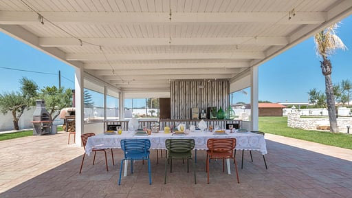 Villa Chez Papà Terrasse/Veranda