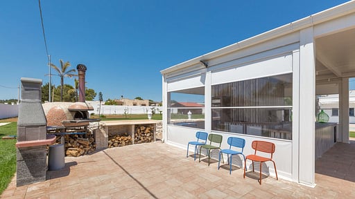 Villa Chez Papà Terrasse/Veranda