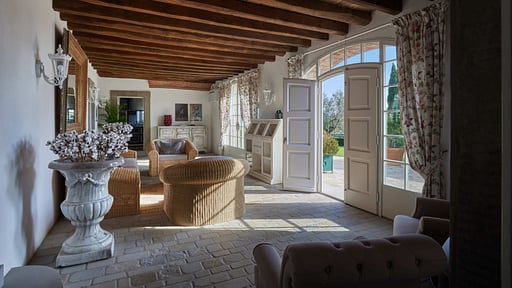 Villa Chianti Fornace Living room