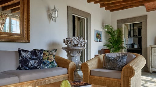 Villa Chianti Fornace Living room
