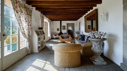 Villa Chianti Fornace Living room
