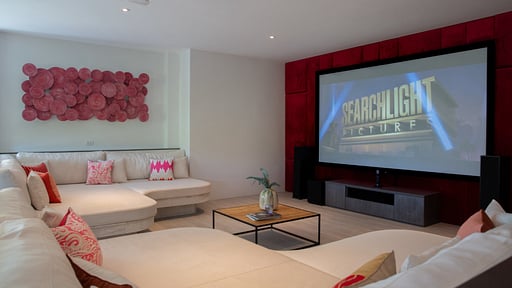 Villa Cicada Sunset Estates Media room