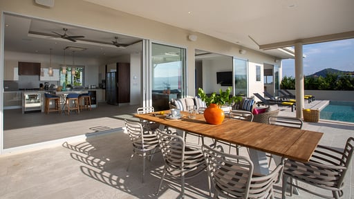 Villa Cicada Sunset Estates Zona pranzo