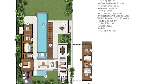 Villa Cielo Floor plan
