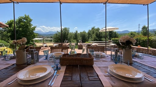 Villa Claudia Tuscany Terrace/Veranda