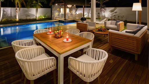 Villa Clos du Littoral Four Terrace/Veranda