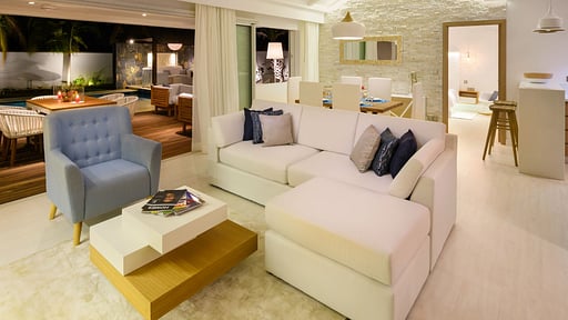 Villa Clos du Littoral Four Living room