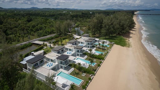 Villa Coastal Escape Natai Three Photos aériennes