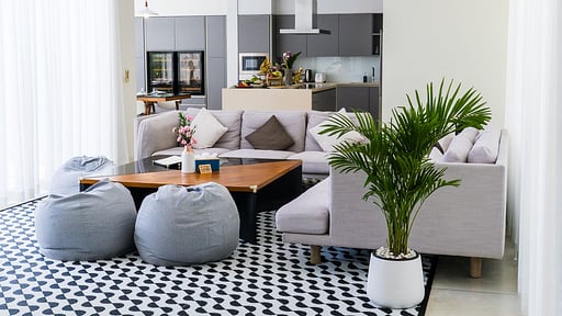 Villa Coastal Escape Natai Living room