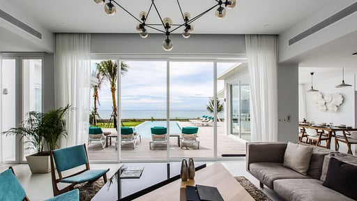 Villa Coastal Escape Natai Living room