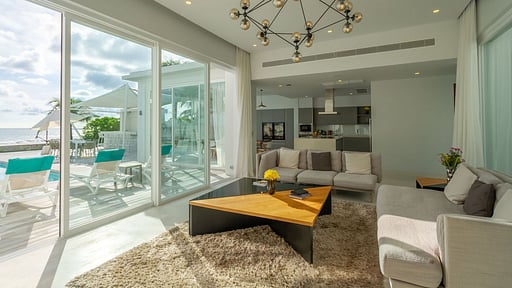 Villa Coastal Escape Natai Living room