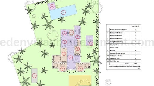 Villa Coconut Grove Plan