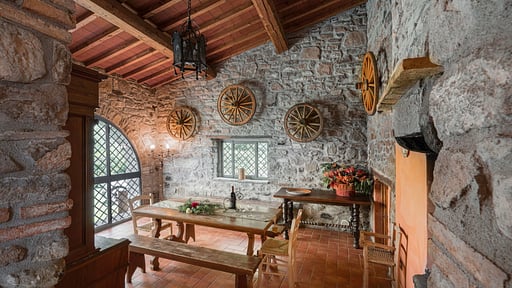 Villa Colle Degli Ulivi Salle à manger