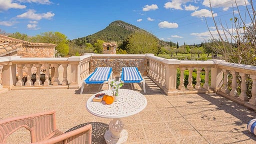 Villa Colonya den Jaume Terrasse
