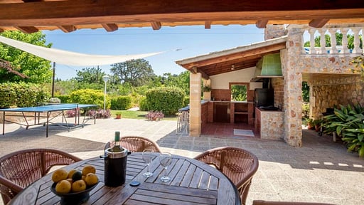 Villa Colonya den Jaume Terrasse