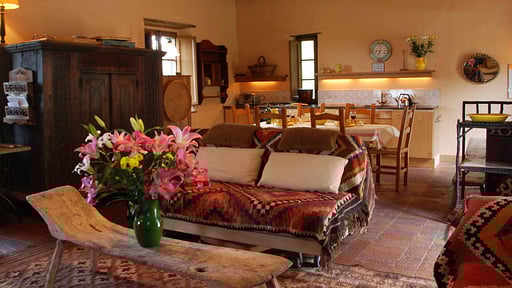 Villa Compignano Barn Wohnbereich