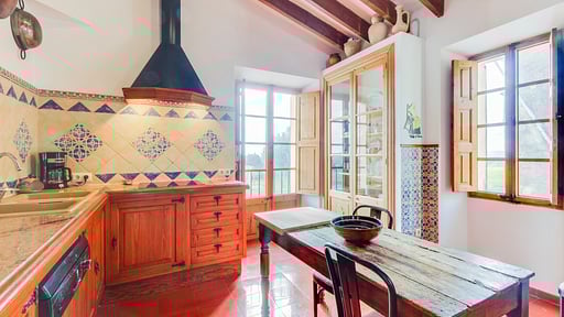 Villa Consell Cocina