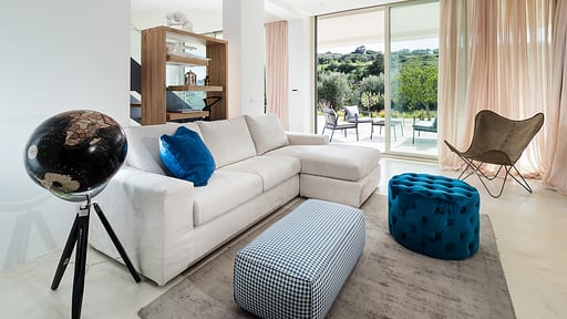 Villa Contrada Woonkamer