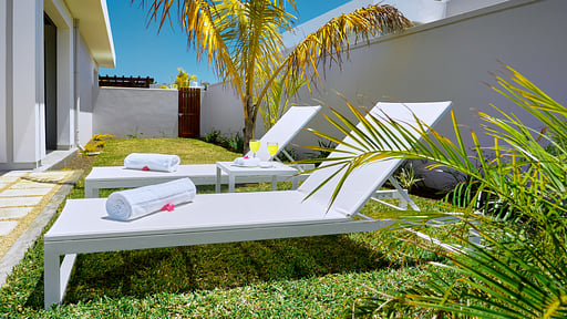 Corail Bleu Private Pool and Garden Villas Garten