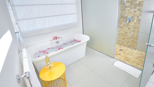 Corail Bleu Private Pool and Garden Villas Schlafzimmer 1