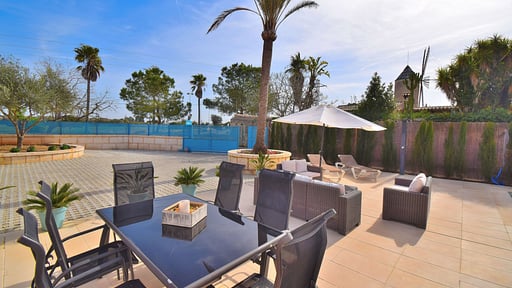 Villa Coral Margalida Zona de comedor