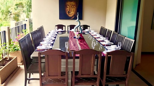 Villa Coral Dining area