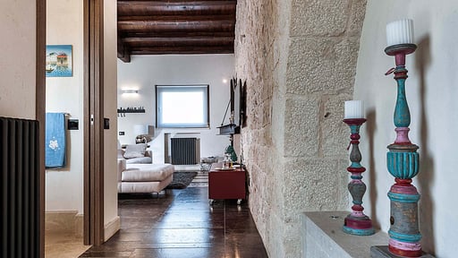 Villa Corte Moscata Woonkamer