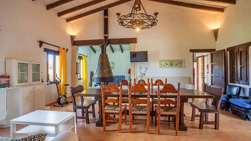Villa Cortijo Dining area