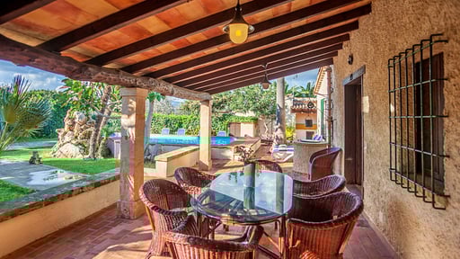 Villa Cortijo Dining area
