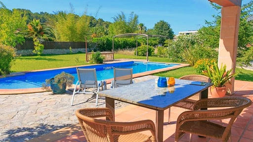 Villa Crestatx Dalt Terrasse/Veranda