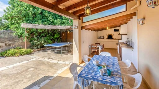 Villa Cuxach Mateu Dining area